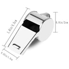 Metal Whistle Portable Extra Loud Sports Whistle Multipurpose Loud Crisp Sound Whistle for Soccer Football Basketball Training