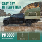 Truck Bed Tent 5.5ft-8ft for 2+1People/Family,2 Mins Fast Setup Inflatable Pickup Truck Tent,PU 3000mm Waterproof·New Popularity