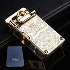 CHIEF Kerosene Lighter Light Luxury Rocker Ejection Ignition Mechanical Personalized Men's Business Gift Collectible