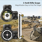 3-9X40 Hunting Deer Air Rifle Scope Wire Rangefinder Reticle Crossbow Mil Dot Reticle Riflescope Optical Sights