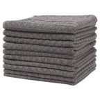 10-Pack Super Absorbent Waffle Weave Kitchen Towels, Lint-Free & Quick-Dry Dish Cloths for Dishes and Countertops, XL 12x12 Inch