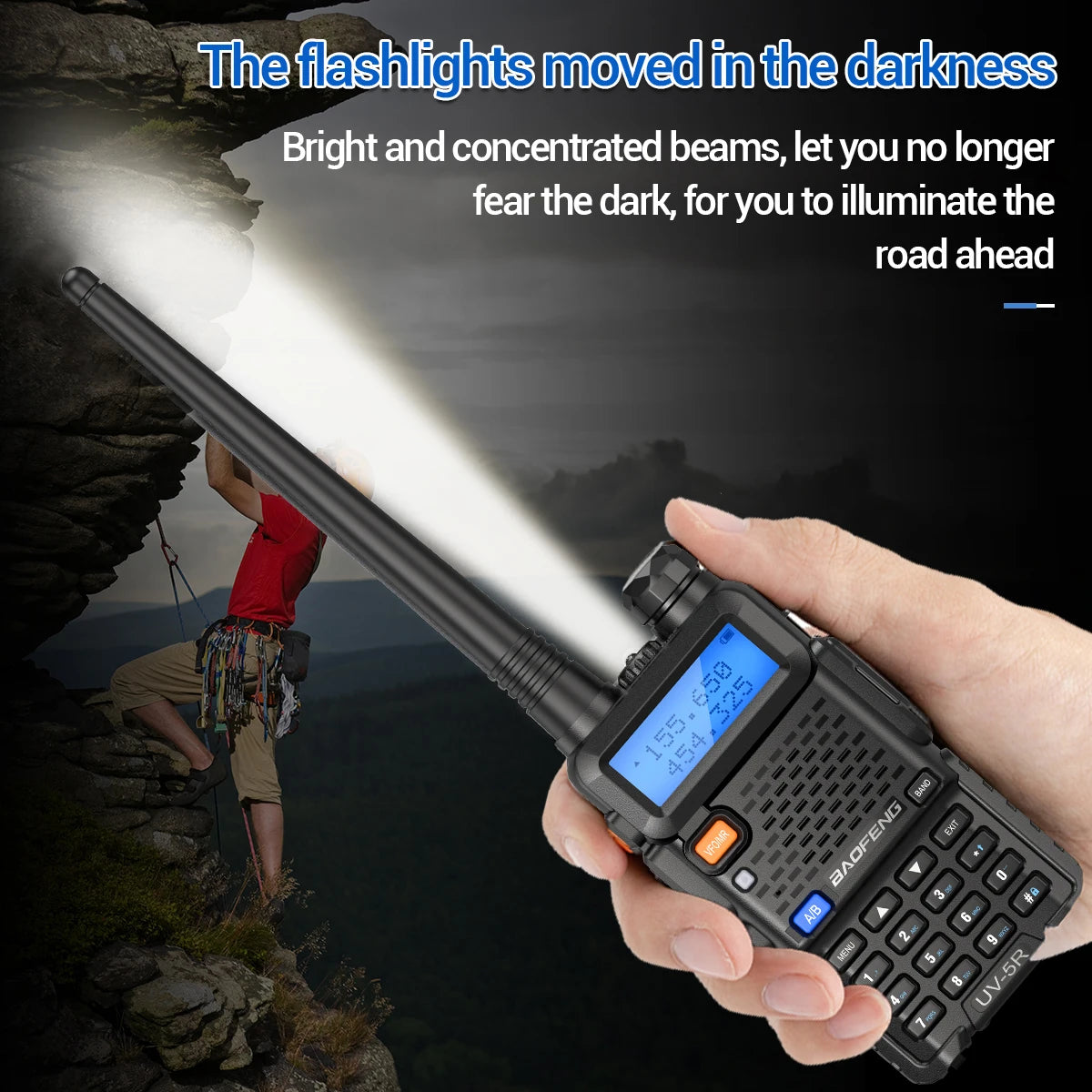 1/2PCS Baofeng UV 5R 5W 8W Walkie Talkie Ham CB Radio Long Range Dual Band VHF UHF FM Transceiver Two Way Radio UV5R K5 Plus