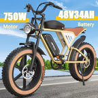 Ebike X70 750W 30MPH Remote Electric Bike Factory 48v34ah Dual Battery Rear Wheel Hub Motor Down Tube Battery Popular Bicycle
