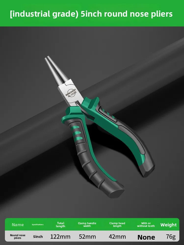 5inch Mini Multifuncational Pliers,  Electrician Special Wire Pliers, Pointed Nose Pliers, Small Handmade Industrial Grade Vice