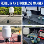 1pc,Propane Tank Refill Adapter Kit,3ft Hose With Safety Shutoff Valve,Easily Fill 1lb Bottles From 20lb,Kitchen Accessaries