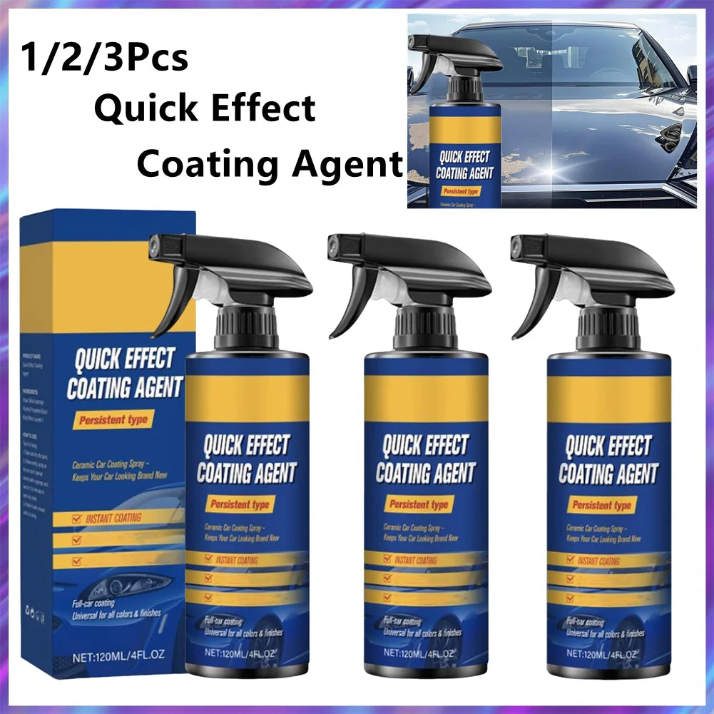 1/2/3 Sets Car Polish, Quick Effect Coating Agent, Repairs Scratches & Wear Fast, Sopami Sar Coating Spray, Car Paint Polish Kit