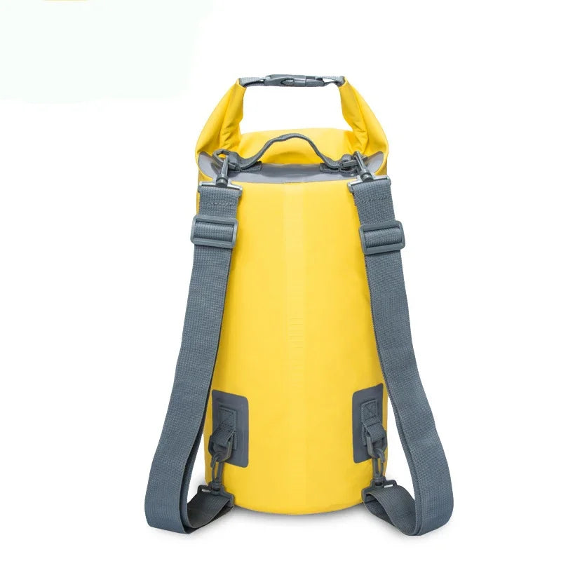 5/10/15/20/30L Waterproof Dry Bags PVC Folating Backpack For Kayaking Boating Swimming Rafting Beach Outdoor Sports Bag