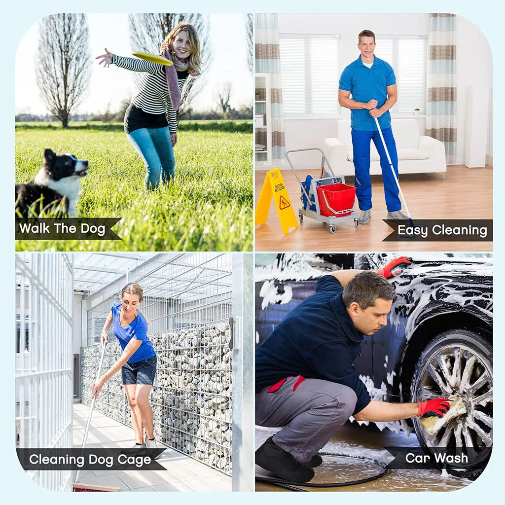 Silicone Waterproof Shoe Covers Reusable Overshoes with Zipper Resistant Rain Boots Non-Slip Washable Protection for Women Men