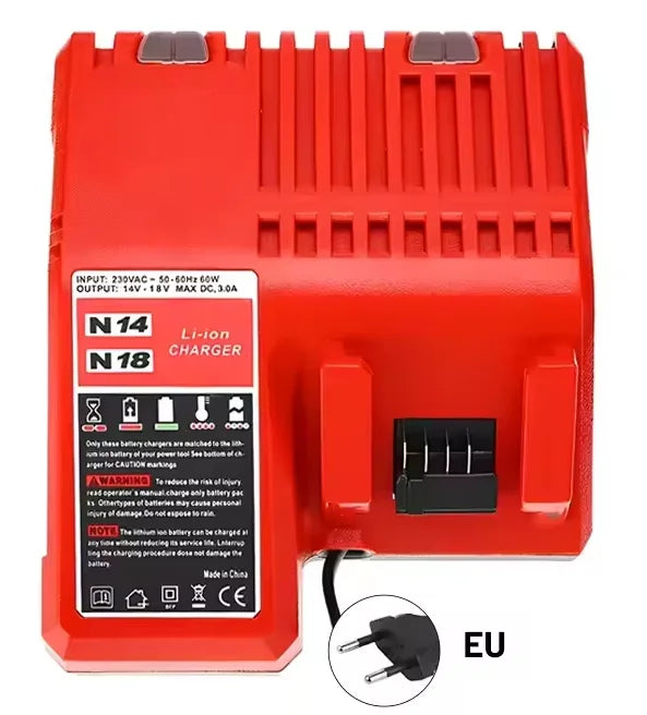 For Milwaukee 18V/ 3Ah 5Ah 6Ah 18650 Lithium Replacement Battery For Milwaukee 48-11-1860 48-11-1850 48-11-1840 Tool Battery