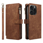 PU Leather Phone Case for IPhone 17Air  17 Pro Max 16 Pro Max 16e 15 14 13 12 11 Pro Max Plus  Flip Wallet Style Phone Cover