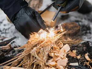 Tactical Folding Survival Axe w/Hammer & Nylon Sheath, Multifunctional Camping Hatchet for Hiking/Hunting/Outdoor Survival Gear