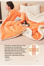 Super Soft Imitation Lambswool Blanket Autumn Winter Double Queen Blankets High Quality Comfortable Milk Fleece Sofa Blanket