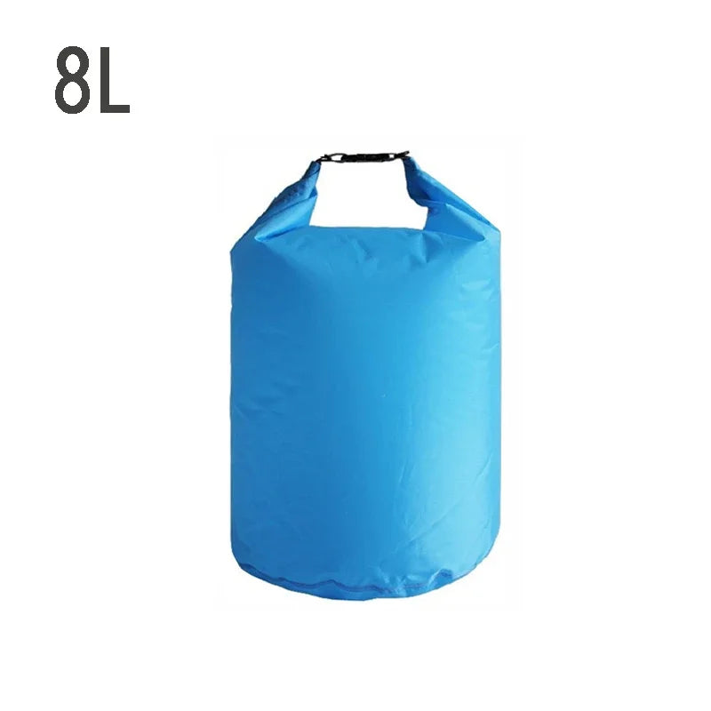 8L/25L/40L/70L/75L Waterproof Dry Bag Ultra Lightweight Airtight Bags Roll Top Drybags for Camping Kayaking Swimming Rafting