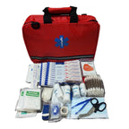 Comprehensive Premium First Aid Kit Labeled Compartments Trauma Kits with Shoulder Strap Medical Kits Large Emergencies