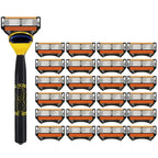 6-layer safety razor stainless steel progressive blade easy to shave men's shaving and women's hair removal shaving tools