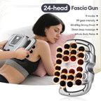 42-Heads Fascia Gun High-Frequency Vibration Body Massage Gun Back and Waist Massager Neck Shoulder Massager Muscle masajeador