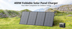 MHPOWOS Portable Solar Panel for Power Stations, 31V Solar Charger 400W Outdoor emergency backup power supply for RV Camping