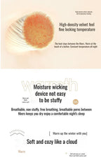 Comfortable double-sided velvet quilt core bedroom velvet thickened blanket home lamb fleece quilt warm quilt core comfortable