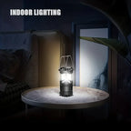 Tent Lamp LED Portable Lantern Telescopic Torch Camping Lamp Outdoor Waterproof Emergency Light Battery Powered