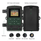 PR1000 Hunting Trail Camera 36MP  Night Vision Wildlife Camera With Motion Activated Outdoor Trail Cam Trigger Wildlife Scouting