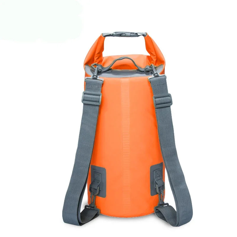 5/10/15/20/30L Waterproof Dry Bags PVC Folating Backpack For Kayaking Boating Swimming Rafting Beach Outdoor Sports Bag
