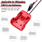 Car Emergency Power DIY Adapter Automotive 30A Fuse Igniter Jump Starter for Makita for Milwaukee for Dewalt 18V Li-ion  Battery