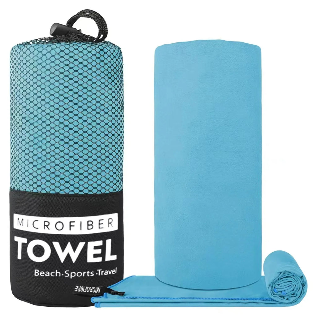 1 Pcs Microfiber Towel Sports Quick-Drying Super Absorbent Camping Towel Super Soft Lightweight Gym Swimming Yoga Beach Towel