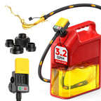 Taskstar Electric Fuel Transfer Oil Pump Electric Suction Fuel Pump Auto-stop Sensor Leak Protection 51"Hose Gasoline Diesel