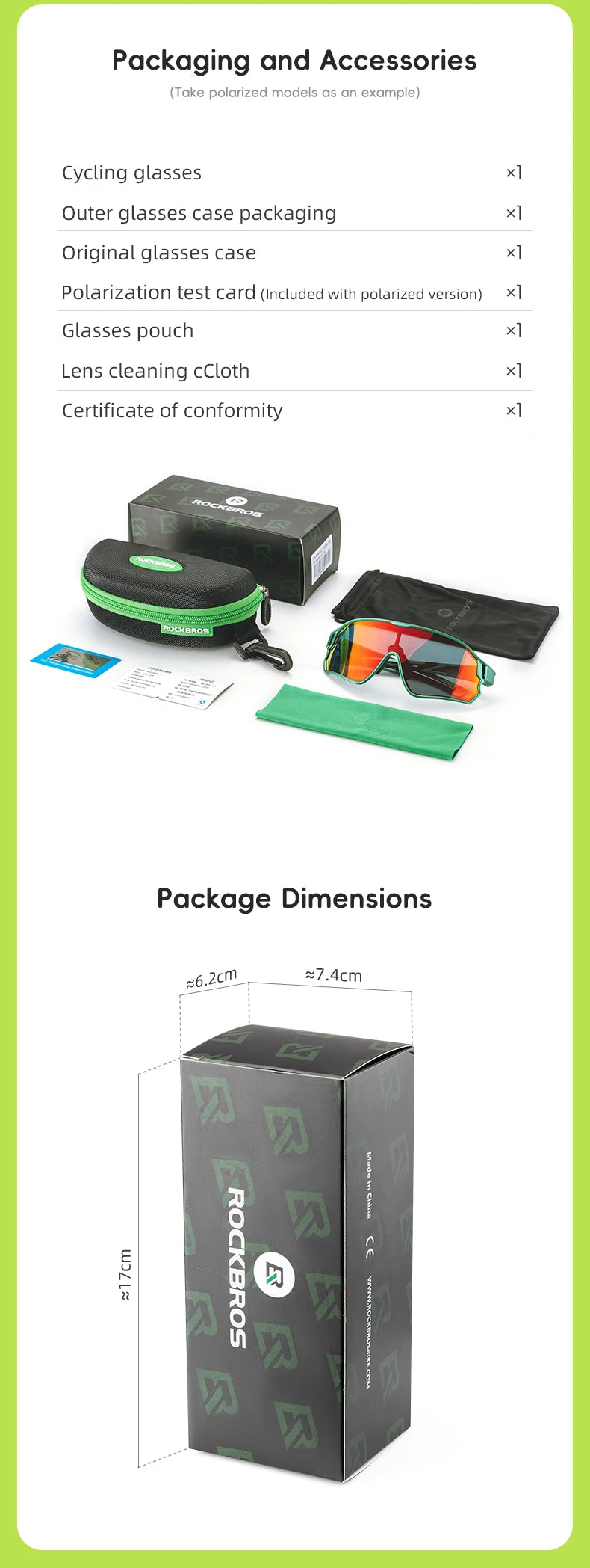 ROCKBROS Sunglasses Kids Girls Boys Polarized/Photochromic Goggles Children Glasses UV Protection Eyeglasses Eyewear