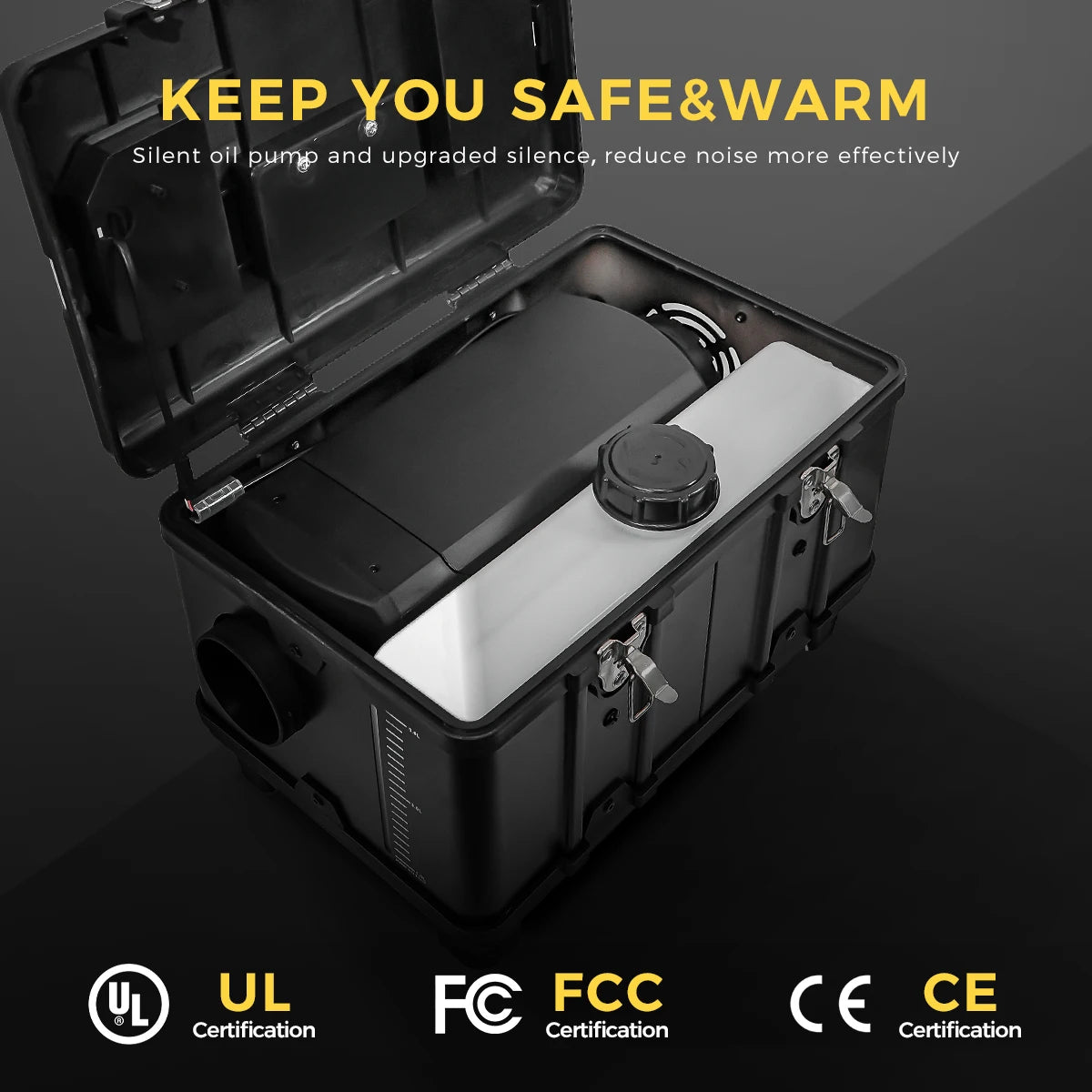 2025 Sunster 8KW 12V&24V&110-240V toolbox diesel Parking air heater w/Bluetooth&Ultra-Low Noise Night For Car RV Camper Rent