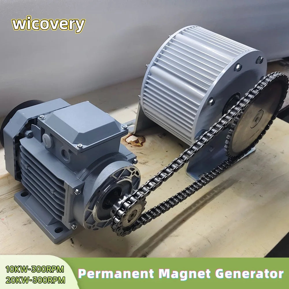 10KW 20KW 500RPM Permanent Magnet Wind Turbine Generator 48V 96V 120V 220V Low RPM Free Generator Alternative Energy