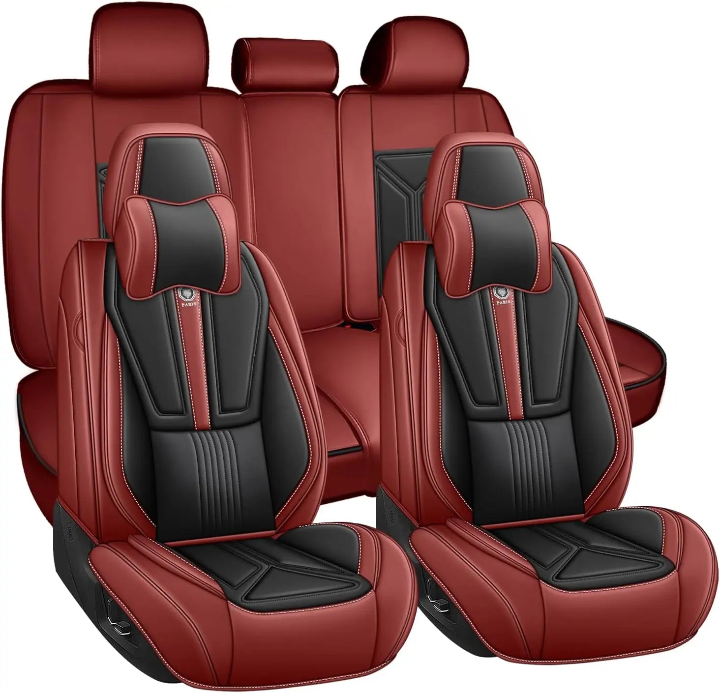 Car Seat Cover Full Set for Lexus RZ450e 2023-2025,Faux Leather Seat Cover for Car,Breathable Vehicle Cushions Cover Waterproof