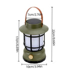 2-in-1 Solar USB Camping Lantern Ultra-Bright LED 360° Hanging Light Portable Design for Tent Hiking Emergencies Function Lamps