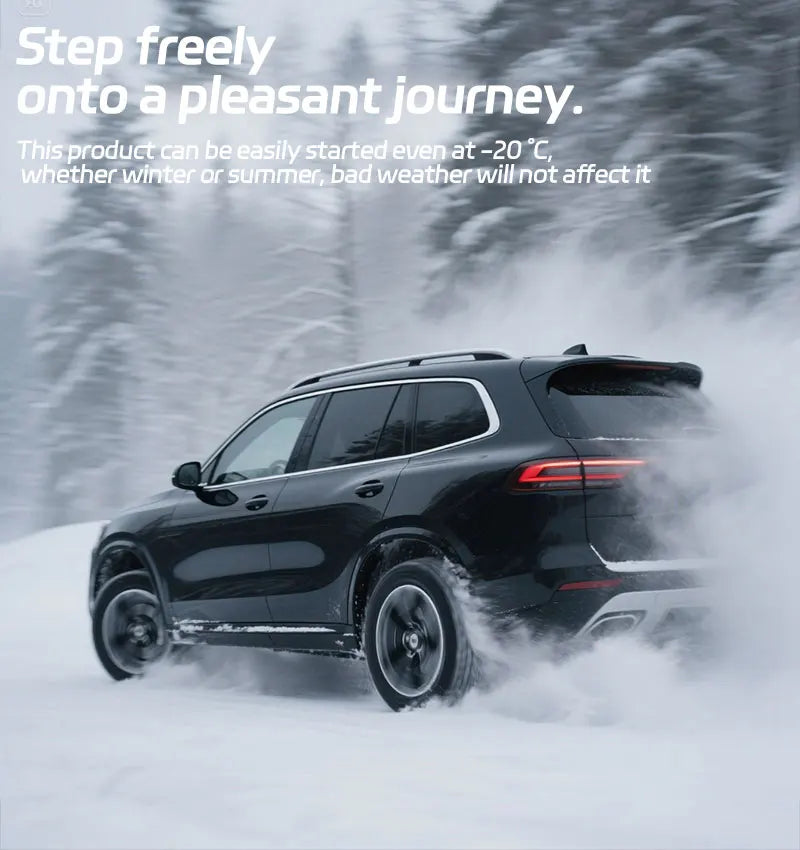 12V 60000mAh Car Jump Starter Digital Display Emergency Power Supply Portable Emergency Starter Car Battery Booster Power Bank