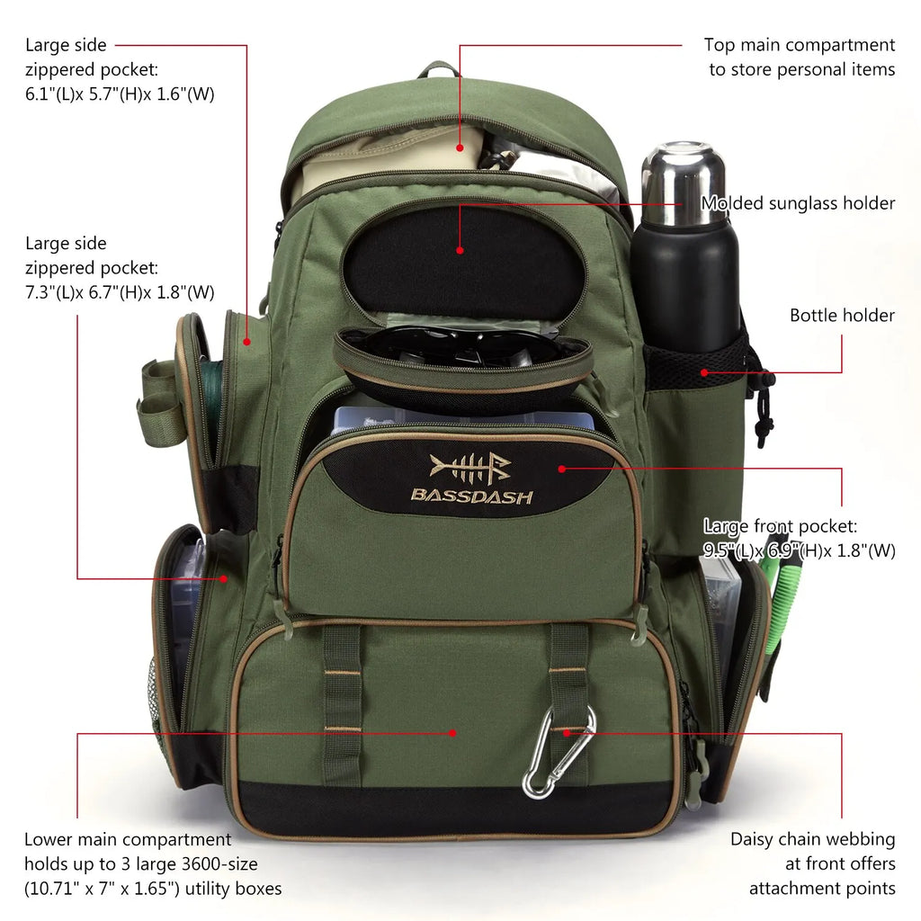 Lightweight Tactical Tackle Box Multifunctional