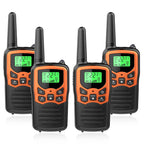 2/4PCS Long Range Walkie Talkie Mini Communication Radios 400-470MHz Ham Two Way Radio Comunicador Transceiver for Hotel Camping
