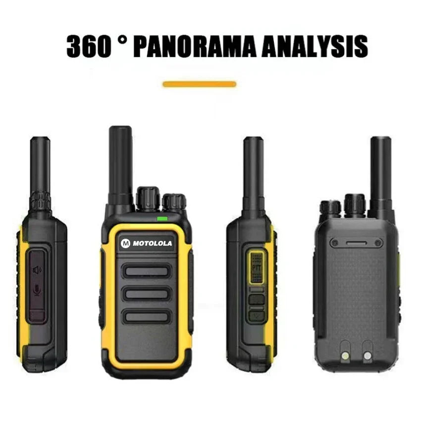 Motolola F1 Walkie Talkie  Portable Two-Way Radio UHF Transceiver Set Walkie-talkies Radio Walkie Talkie Long Range COD