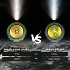 Sofirn SP31 V3.0 Tactica Flashlight with Dual Switch USB C 18650 Rechargeable Power Indicator 6000K Torch