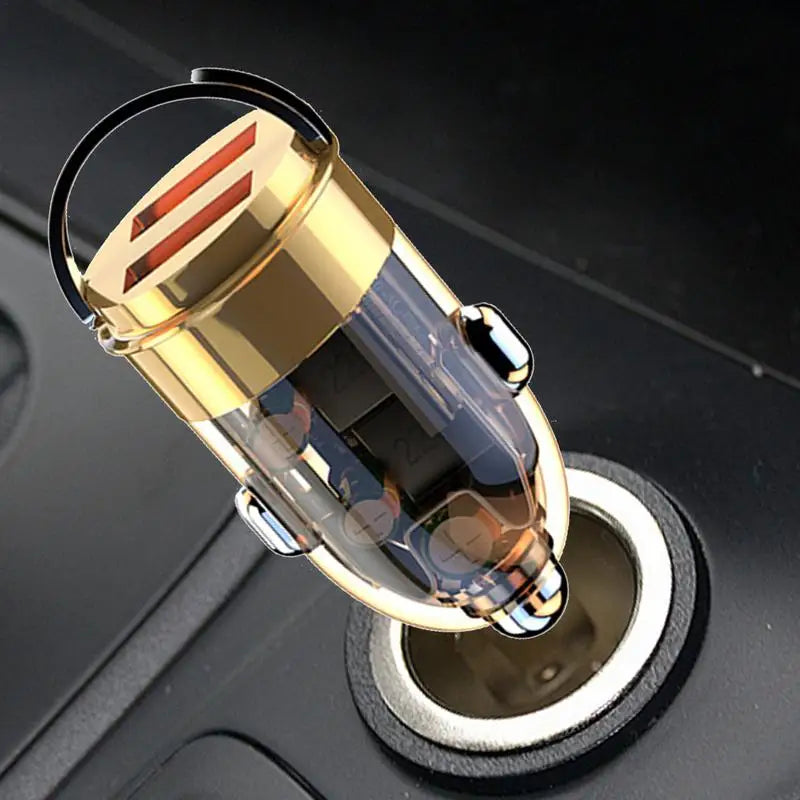 Fast Charging Car Charger 100W USB Fast Car Charger 2 Port Portable Overvoltage Protection Flash Charging Charger Car SUVs