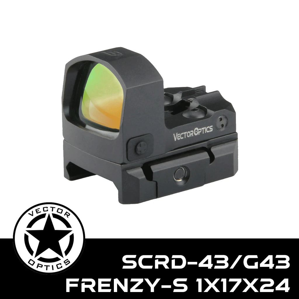 Vector Optics Frenzy-S 1x17x24 Red Dot Sight With RMSc Footprint,Motion Sensor,Lightest Weight For Glock 17 19 Taurus Pistol
