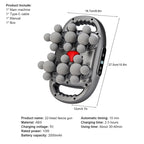 42-Heads Fascia Gun High-Frequency Vibration Body Massage Gun Back and Waist Massager Neck Shoulder Massager Muscle masajeador