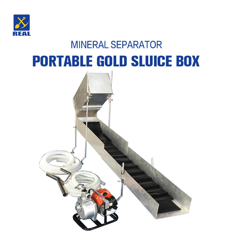 Gold Prospecting Equipment Simple Gold Mining Highbanker Sluice Box Mineral Separator