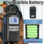 ABBREE AR-25M Marine Radio Transceiver IP67 Floating Waterproof Handheld VHF Walkie Talkie Amateur NOAA Two Way Radio For Fish