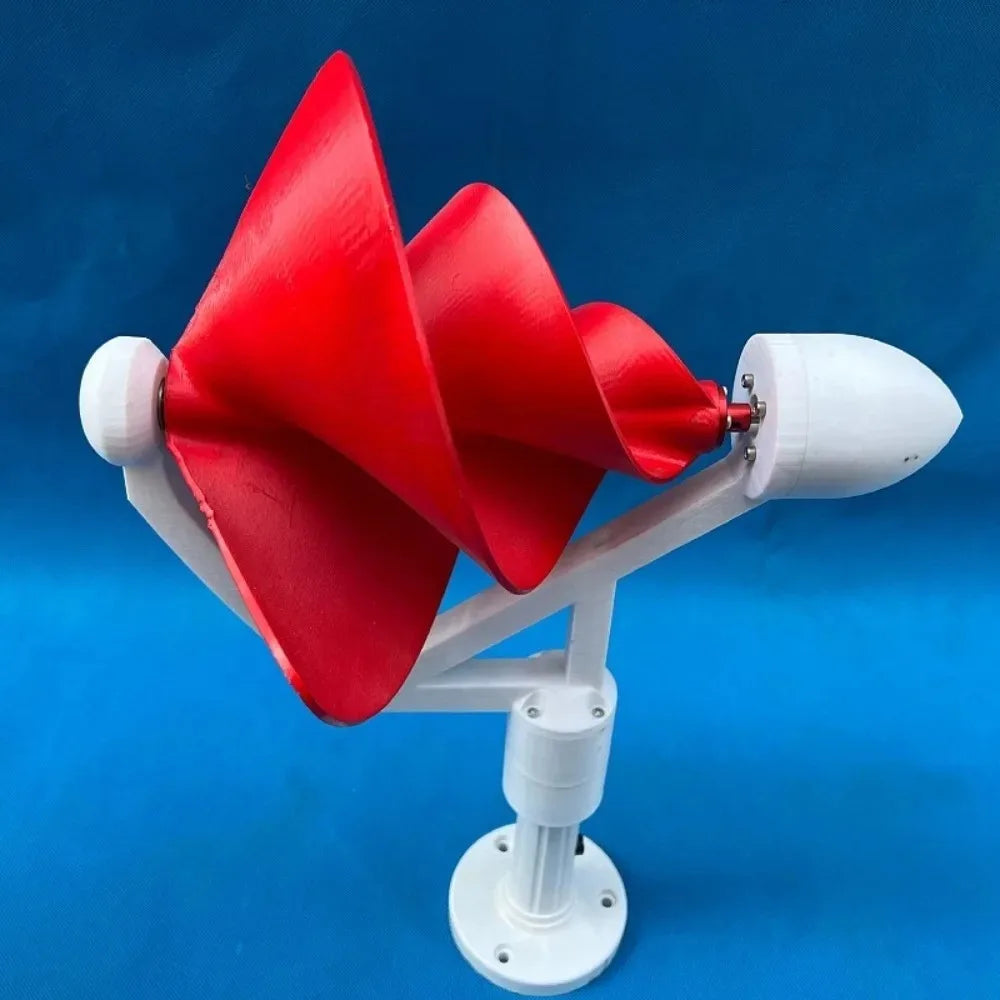 Micro Wind Turbine Generator 50W, 12V DC Output, Low Start Wind Speed (1.5m/s), Efficient Three-Phase PM Brushless Generator