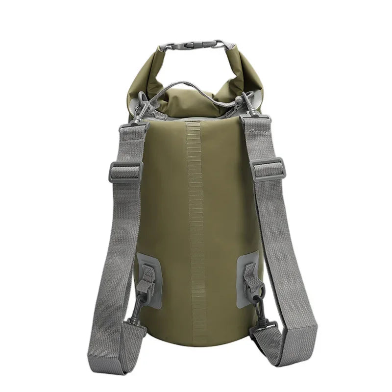 5/10/15/20/30L Waterproof Dry Bags PVC Folating Backpack For Kayaking Boating Swimming Rafting Beach Outdoor Sports Bag
