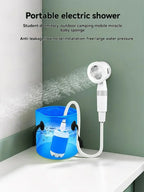 Portable Rechargeable Outdoor Shower Handheld Compact Design Gentle Flow for Car Washing Gardening Bathing Camping Travel