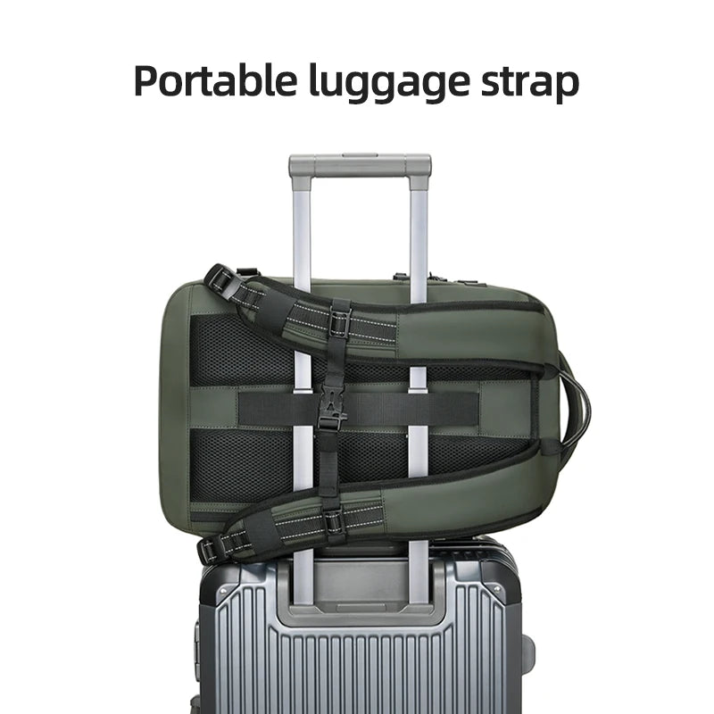 Men Travel Backpack 17 inch vacuum compression Laptop Backpack Extended Large Capacity school Backpack Hiking Business backpack