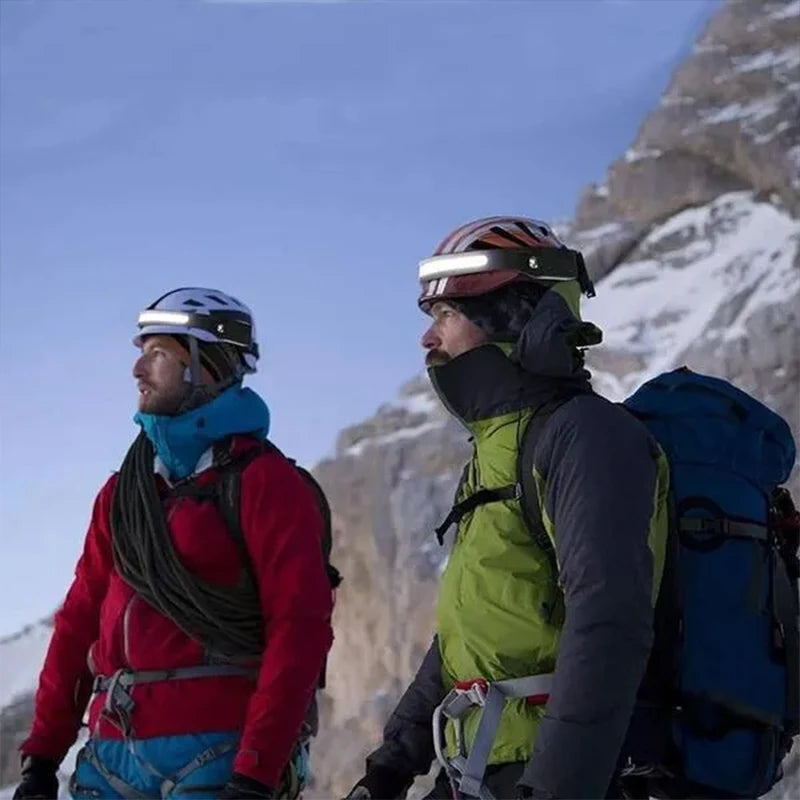 Sensor Headlamp USB Rechargeable LED Flashlight XPE+COB Torch Camping Waterproof Headlight Fishing Headlamp 1/2/3/4/5/8/10PCS