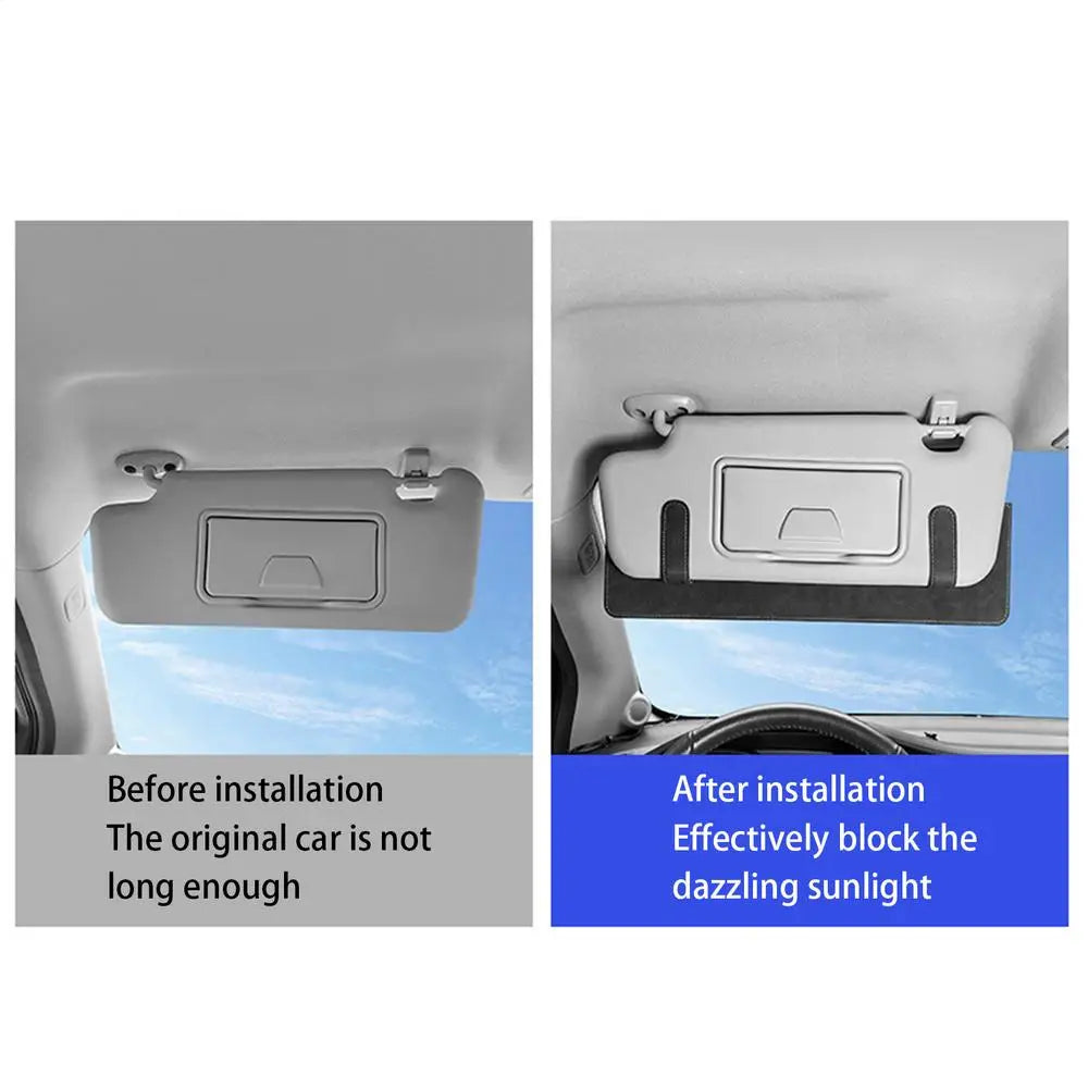 Car Sun Visor Extender Automotive Interior Sun Protection Anti-Glare Polarized Extender Automotive Windshield For Safe Driving