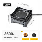 WESTTUNE Outdoor Infrared Combustion Stove Portable Cooking Burner 3600W Gas Stove with Electronic Ignition for Camping Picnic